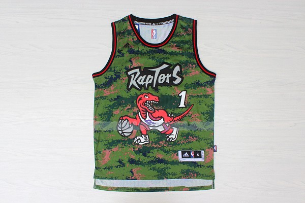 Maillot Toronto Raptors Tracy Mcgrady 1 Vert